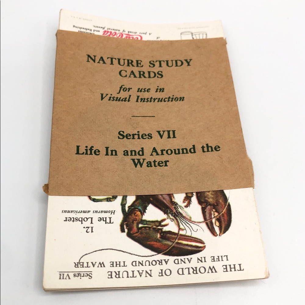 Coca Cola Nature Study  Cards Life In The Water